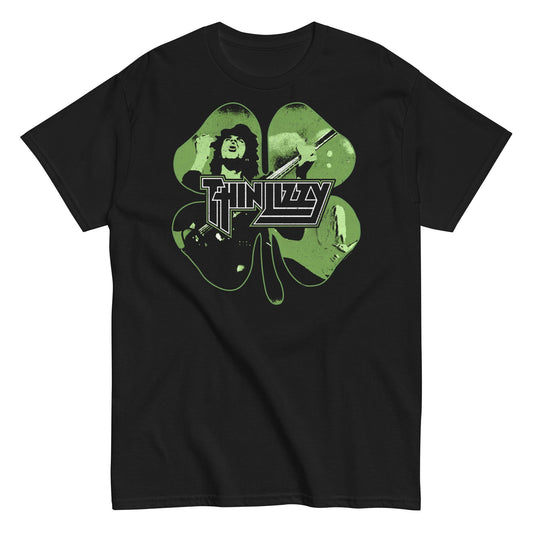 MERCHMOMENT Thin Lizzy - 4 Leaf Icons T-Shirt [Apparel] - Rock Band Apparel