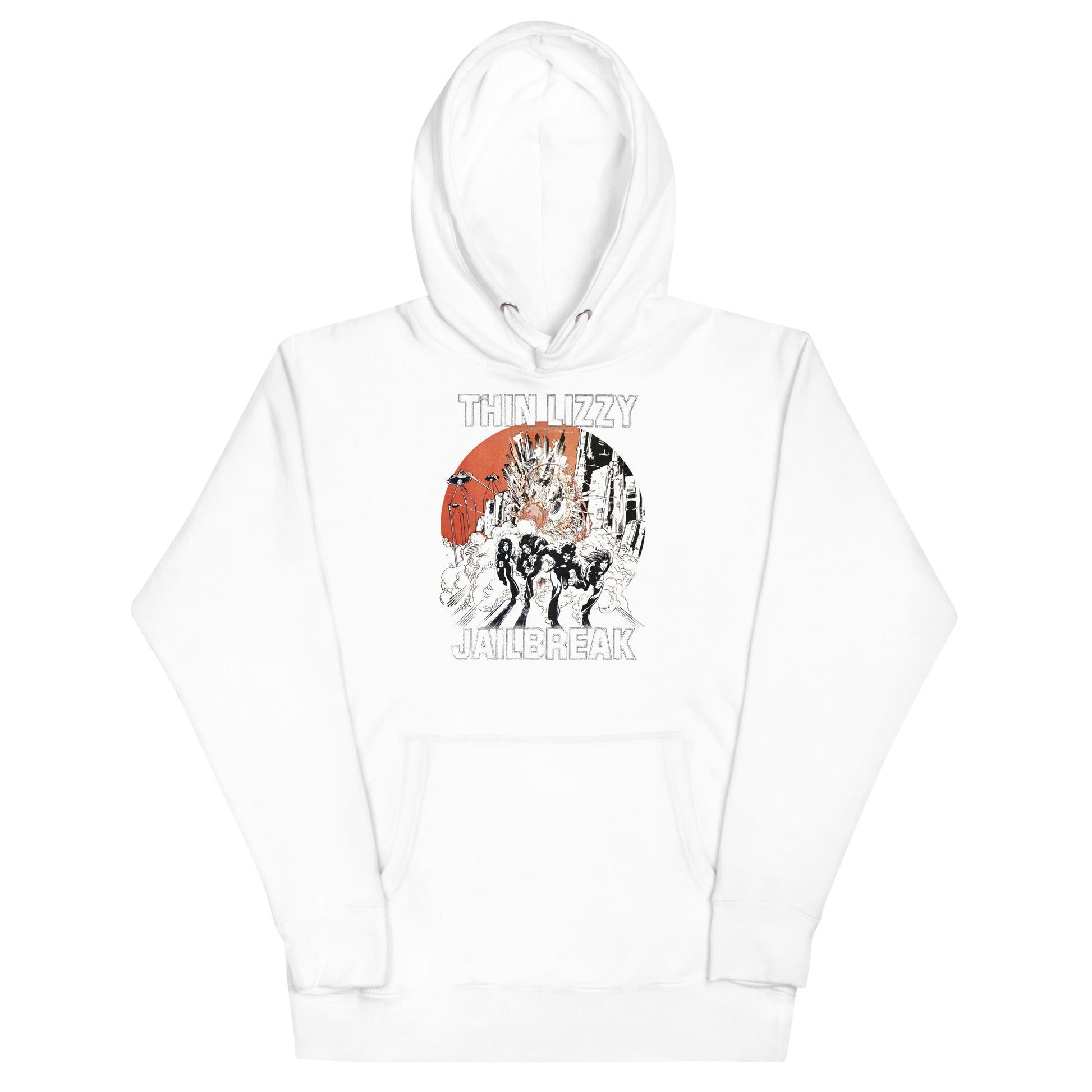 MerchMoment Thin Lizzy - Arctic Jail Hoodie [Apparel] White