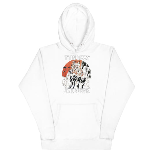 MerchMoment Thin Lizzy - Arctic Jail Hoodie [Apparel] White