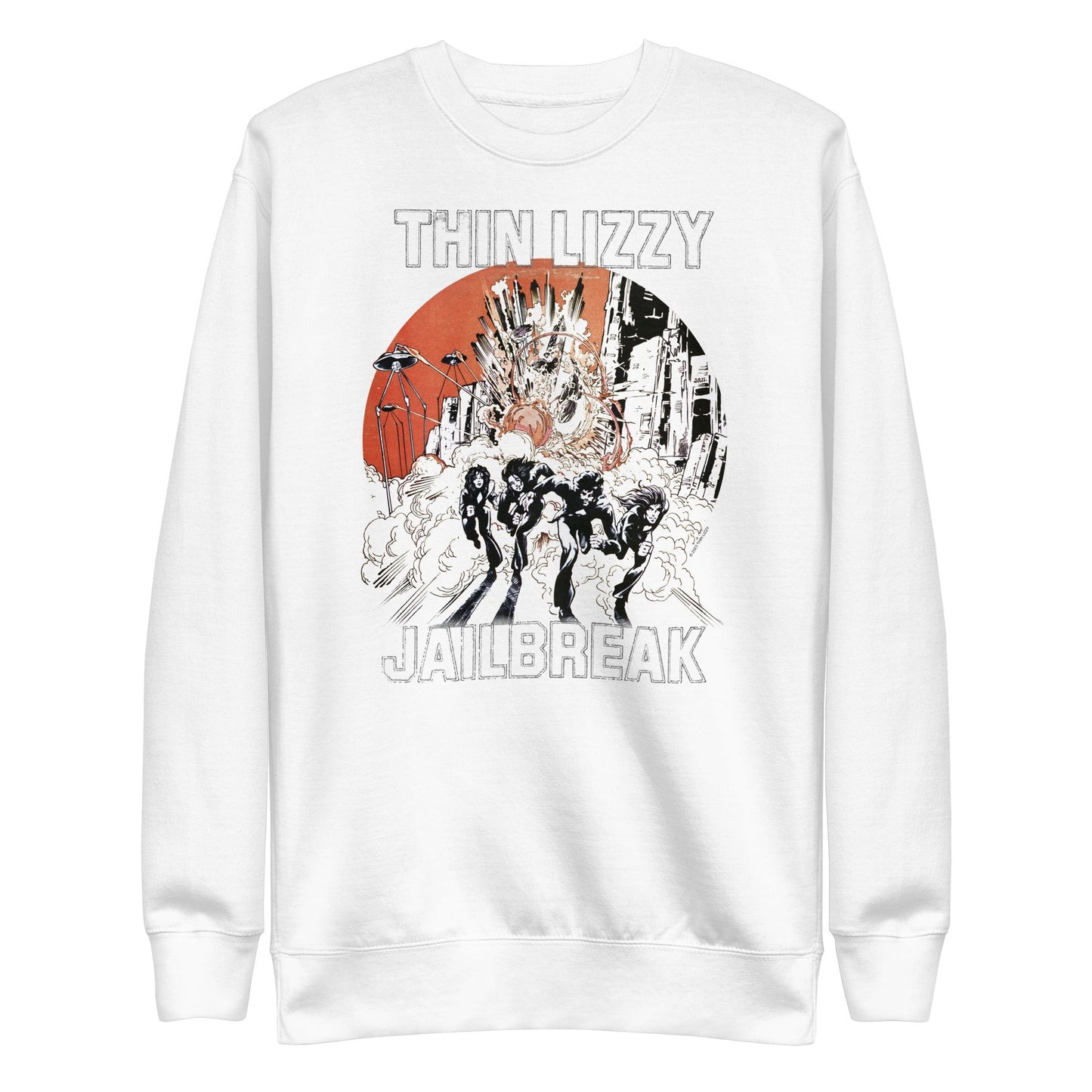 MerchMoment Thin Lizzy - Arctic Jail Sweatshirt [Apparel] White