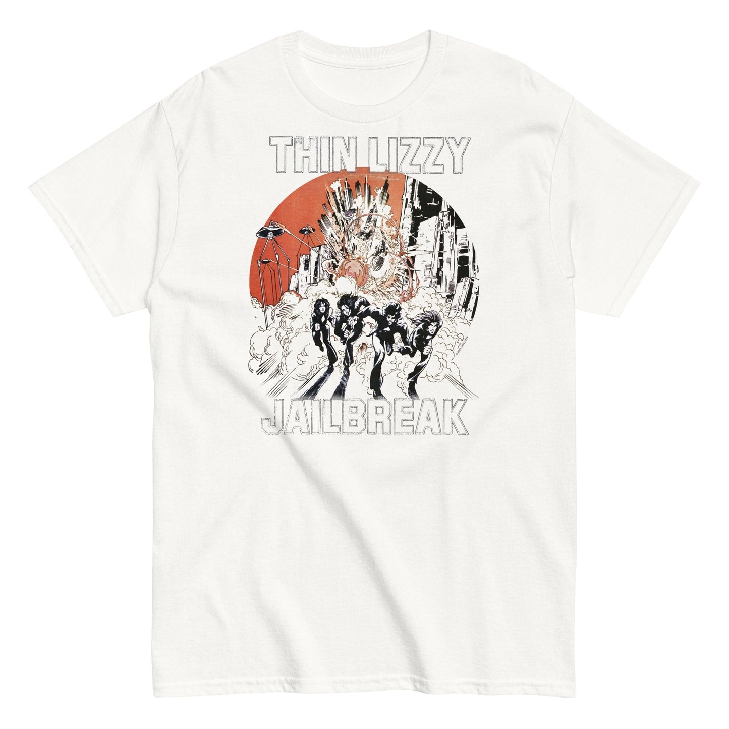 MerchMoment Thin Lizzy - Arctic Jail T-Shirt [Apparel] White