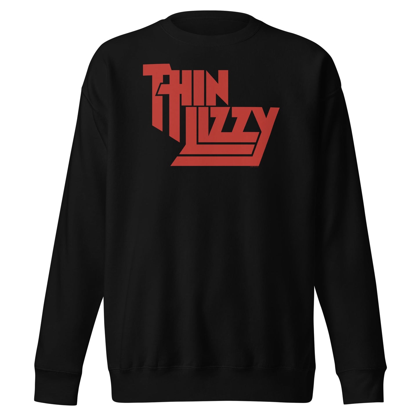 MerchMoment Thin Lizzy - Classic Red Logo Sweatshirt [Apparel] Black