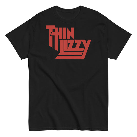 MERCHMOMENT Thin Lizzy - Classic Red Logo T-Shirt [Apparel] - Rock Band Apparel