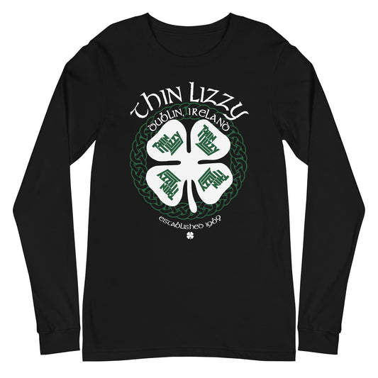 MerchMoment Thin Lizzy - Dublin Long Sleeve T-Shirt [Apparel] Black