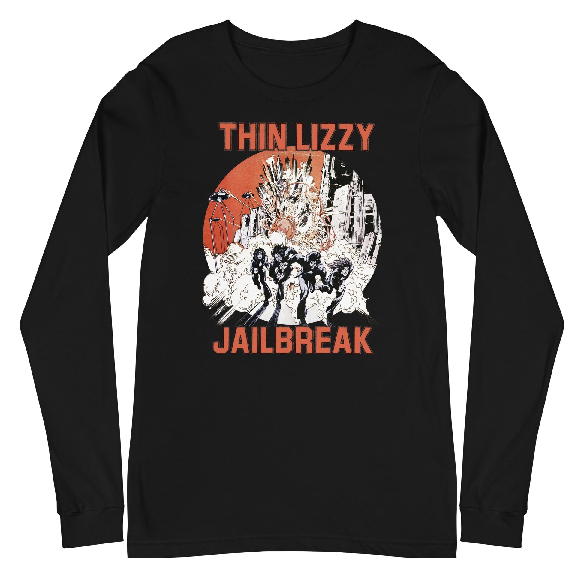 MerchMoment Thin Lizzy - Jailbreak Long Sleeve T-Shirt [Apparel] Black