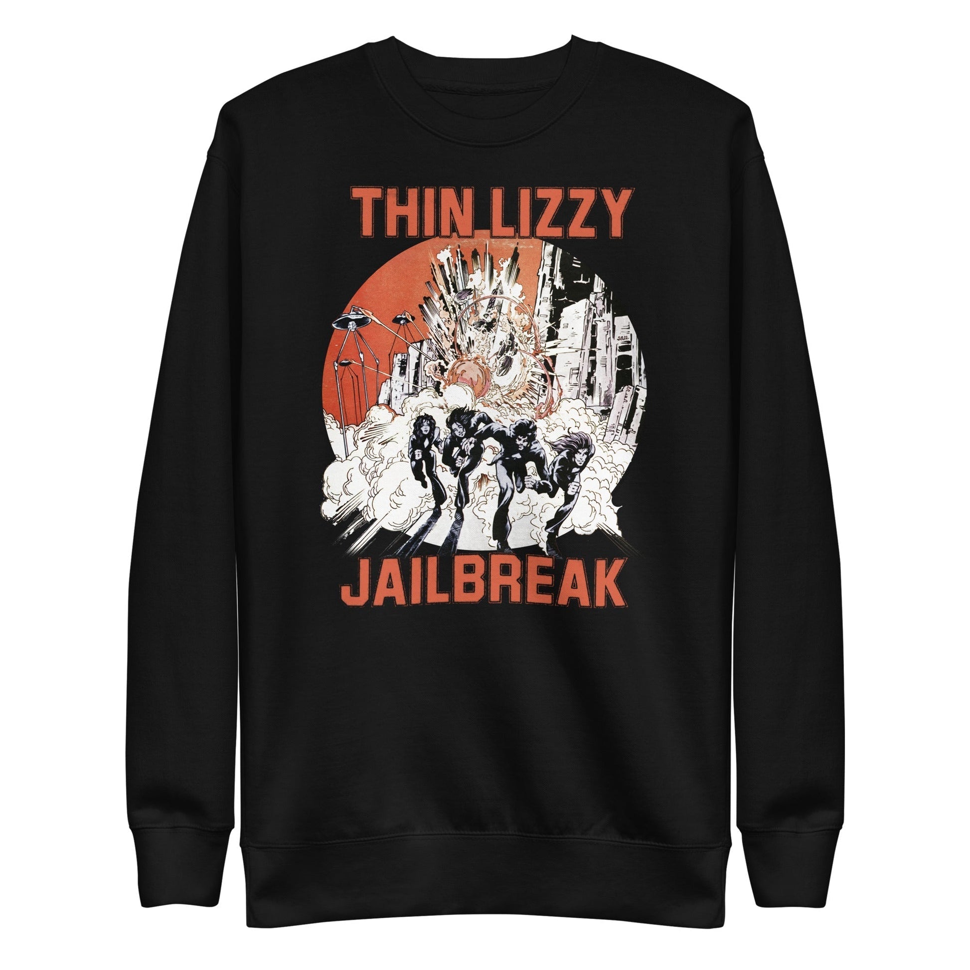 MerchMoment Thin Lizzy - Jailbreak Sweatshirt [Apparel] Black
