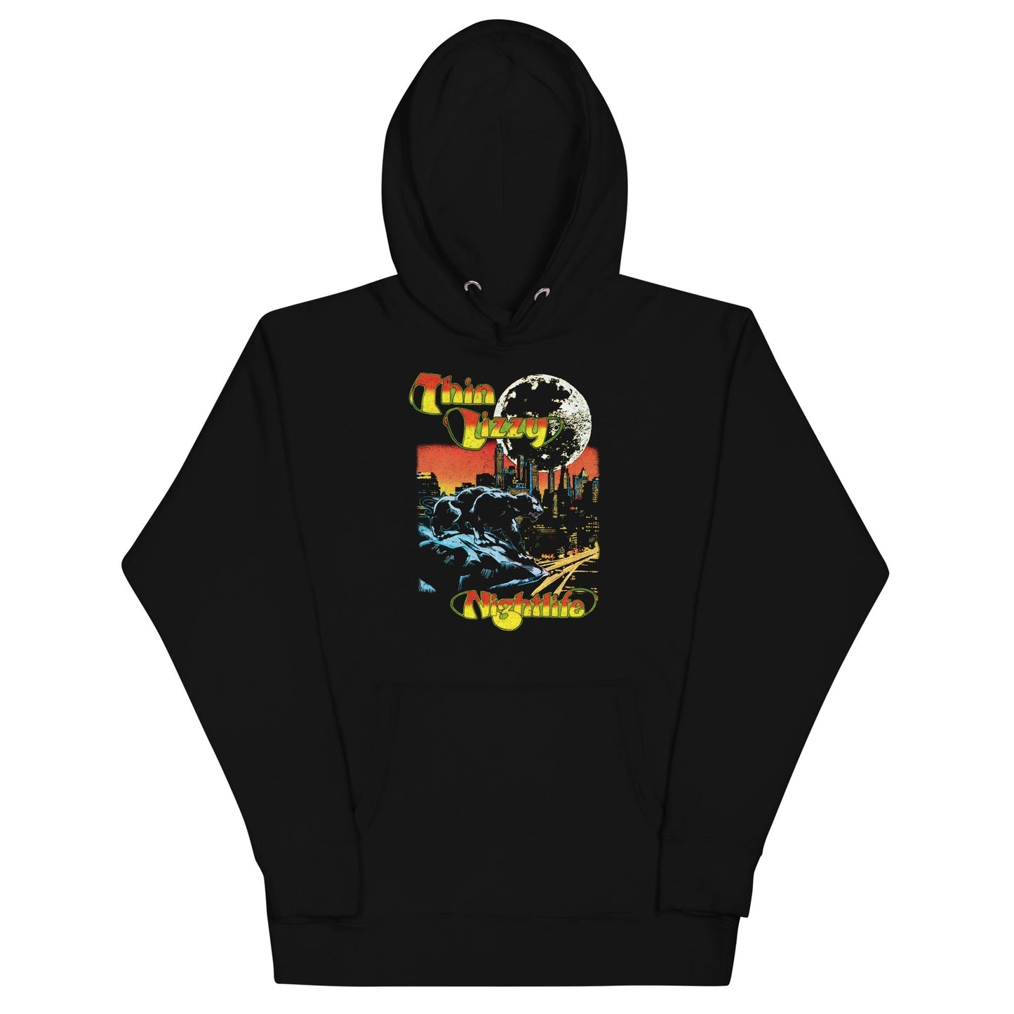 MerchMoment Thin Lizzy - Nightlife Hoodie [Apparel] Black