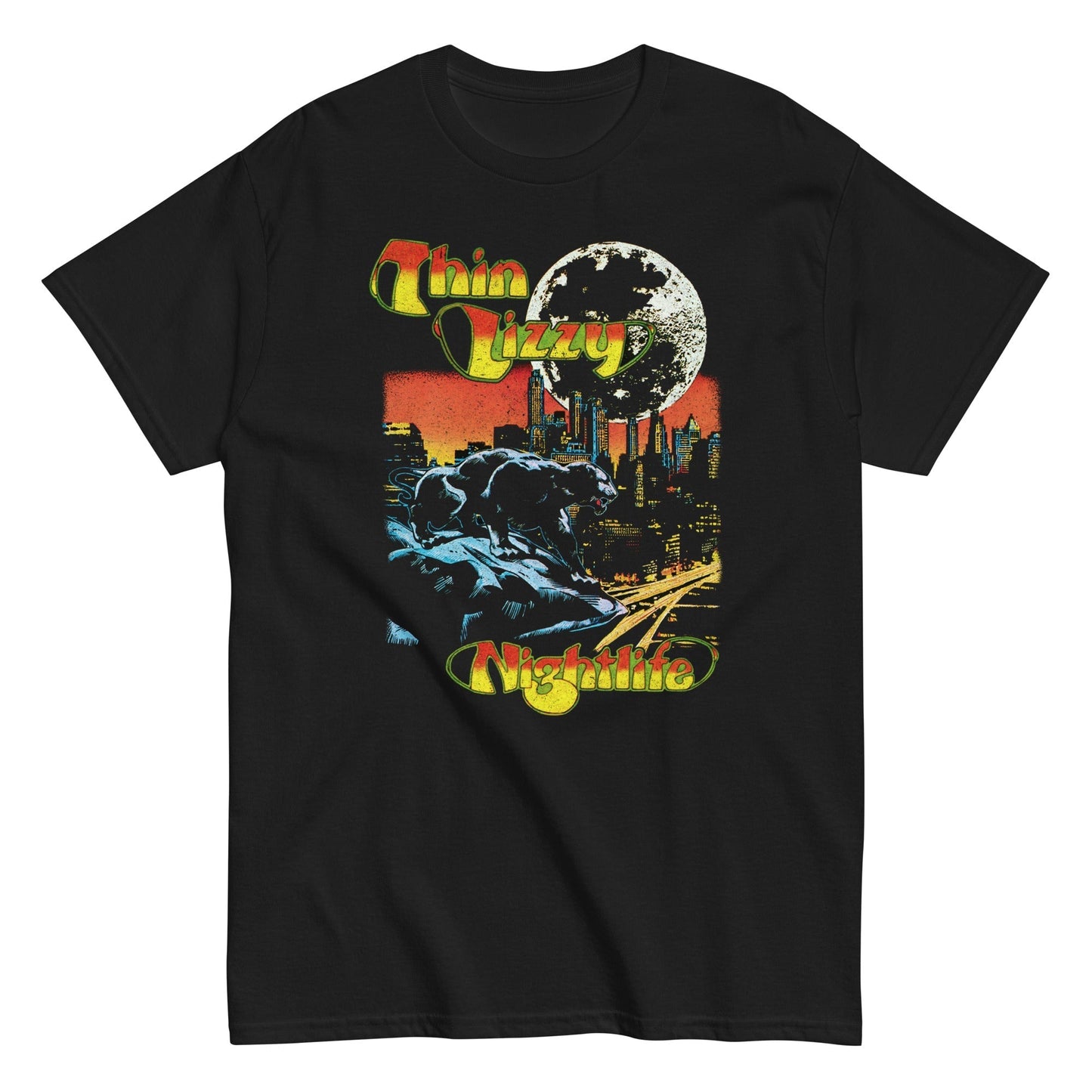 MERCHMOMENT Thin Lizzy - Nightlife T-Shirt [Apparel] - Rock Band Apparel
