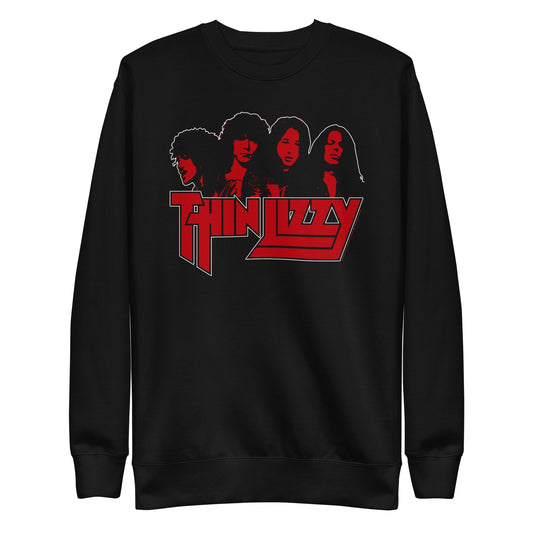 MerchMoment Thin Lizzy - Profile Sweatshirt [Apparel] Black