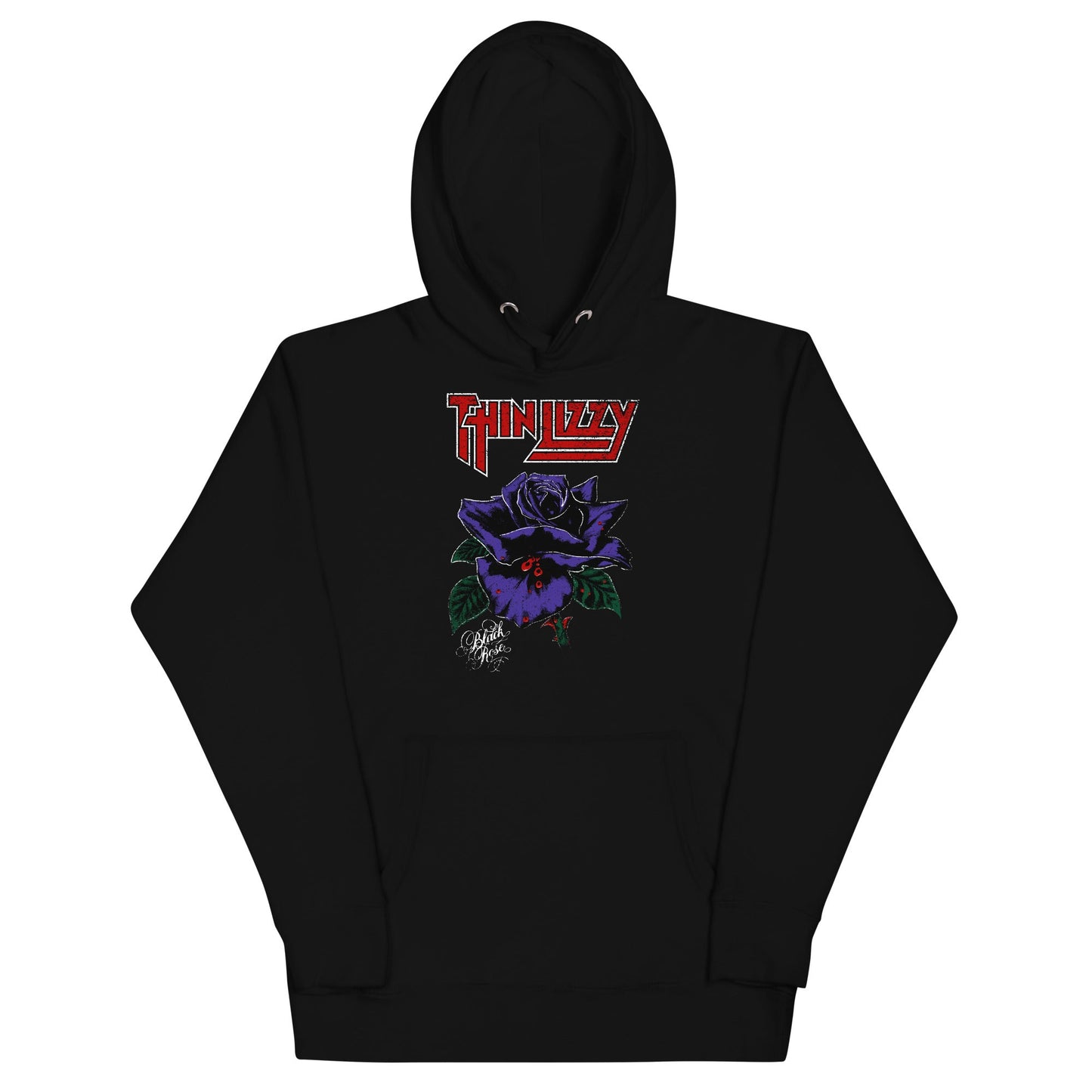 MERCHMOMENT Thin Lizzy - Purple Rose Hoodie [Apparel] - Rock Band Apparel