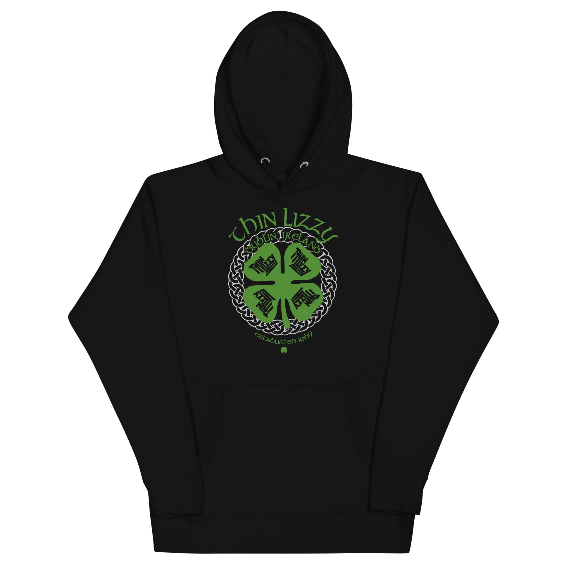 MERCHMOMENT Thin Lizzy - Shamrock Hoodie [Apparel] - Rock Band Apparel