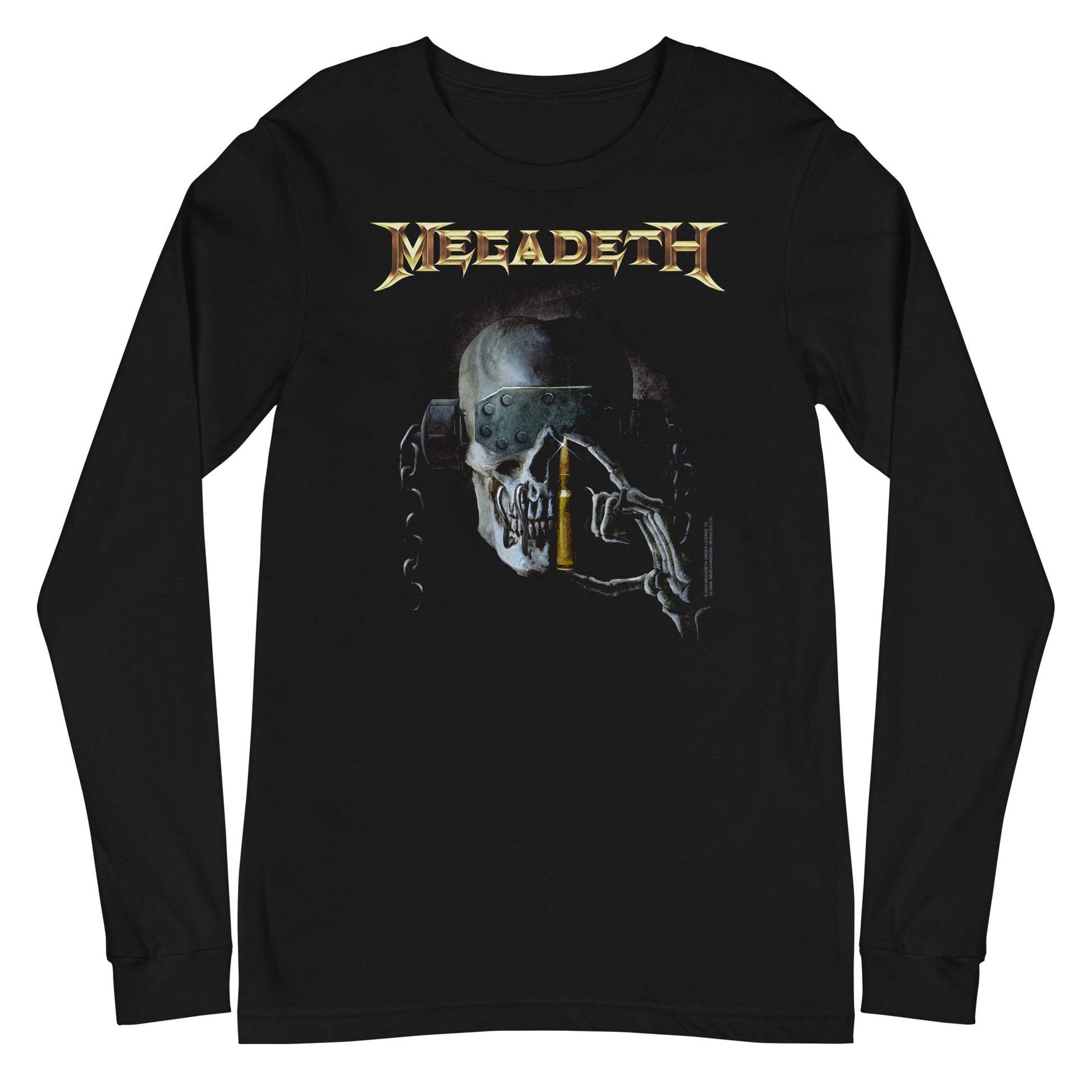 MerchMoment v - One Bullett Left Long Sleeve T-Shirt [Apparel] Black