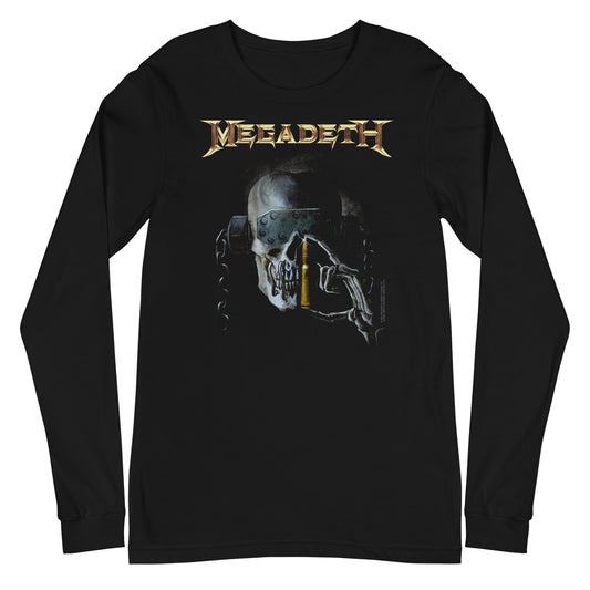 MerchMoment v - One Bullett Left Long Sleeve T-Shirt [Apparel] Black