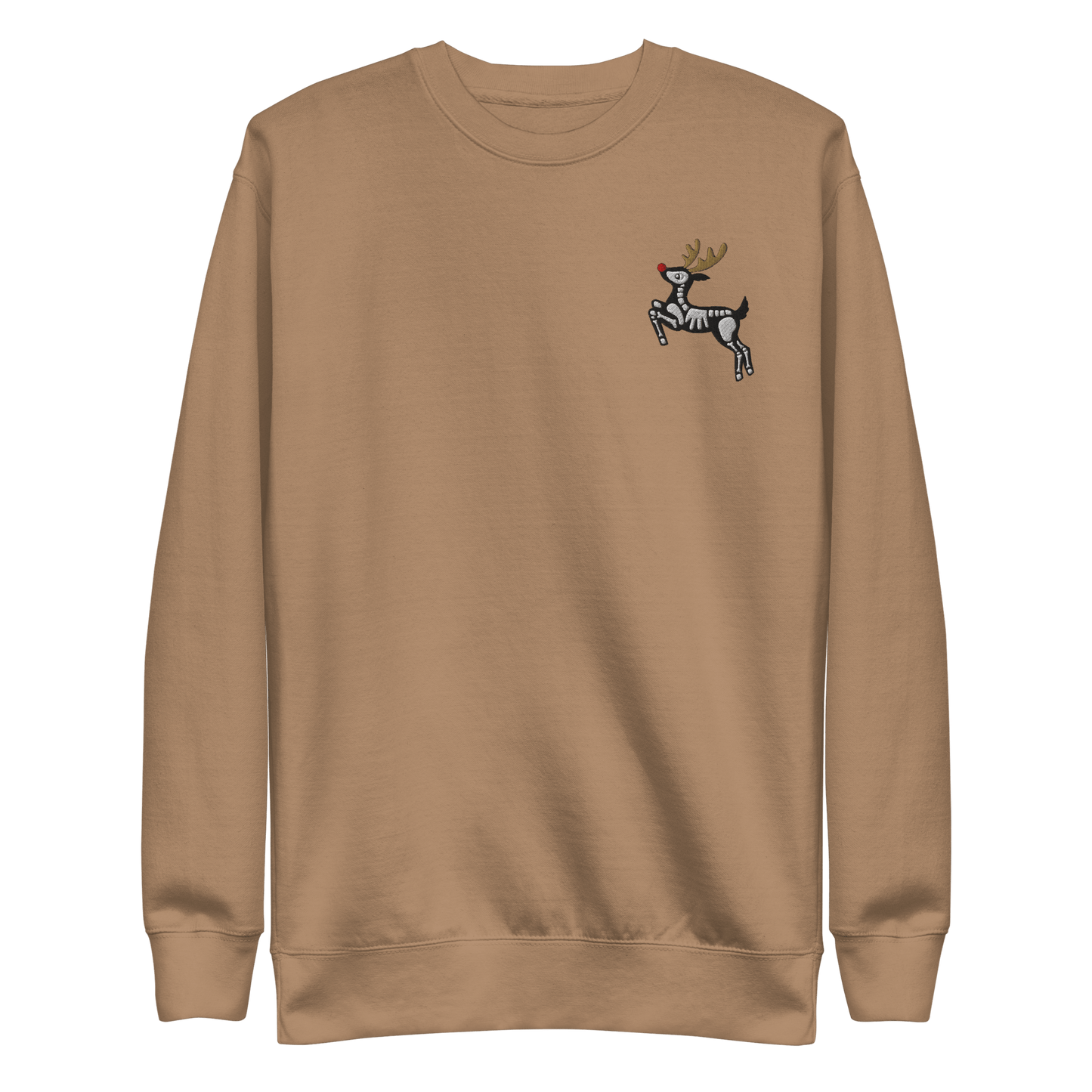 Metal Reindeer Embroidered Sweatshirt