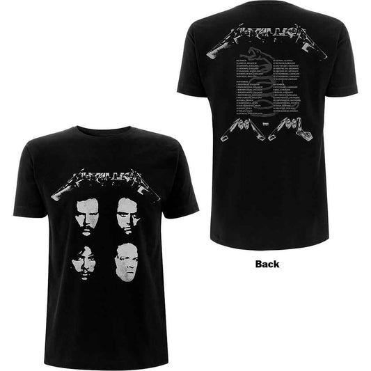 Metallica 4 Faces [T-Shirt] Black