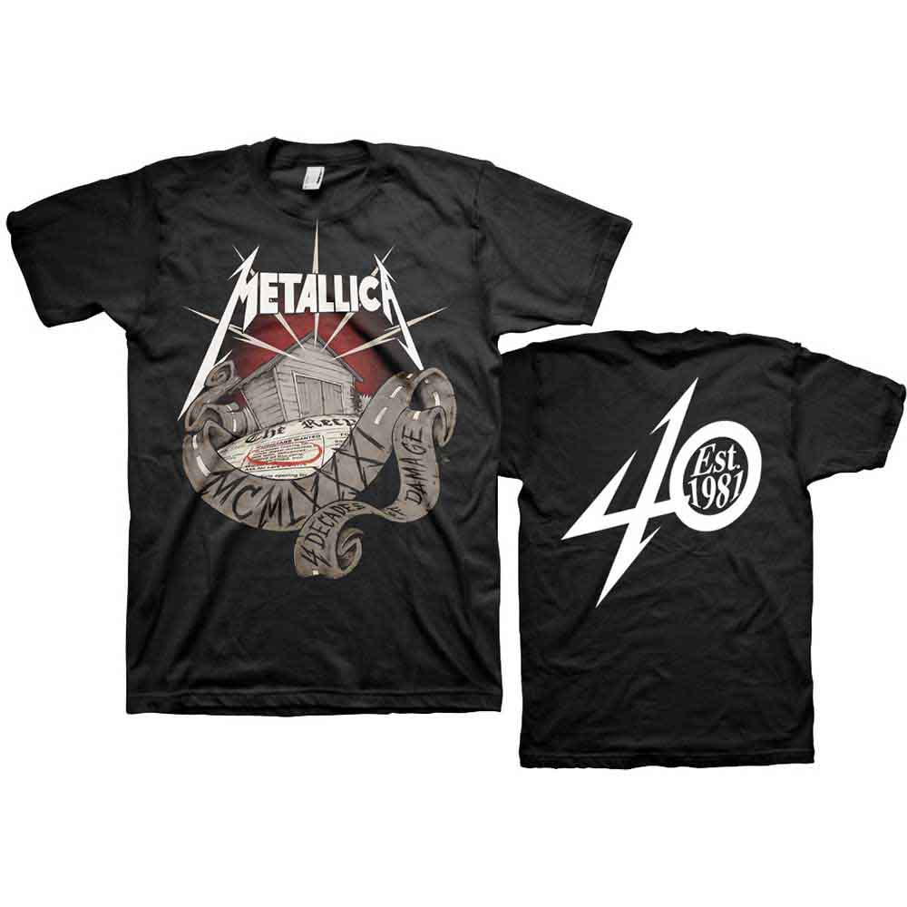 Metallica 40th Anniversary Garage [T-Shirt] - Rock Band Apparel