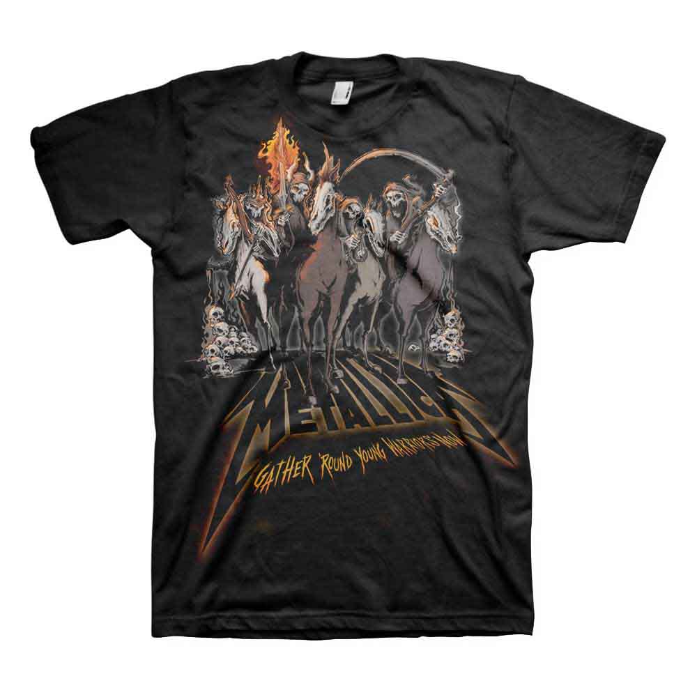 Metallica 40th Anniversary Horsemen [T-Shirt] - Rock Band Apparel