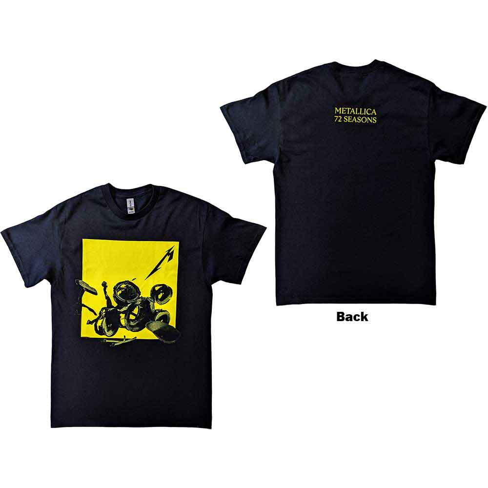 Metallica 72 Seasons Broken/Burnt Drums [T-Shirt] - Rock Band Apparel