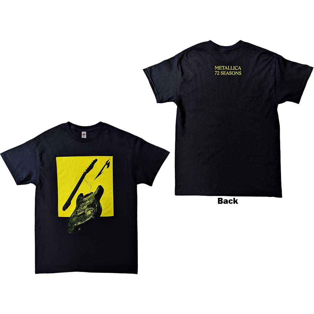 Metallica 72 Seasons Broken/Burnt Guitar [T-Shirt] - Rock Band Apparel