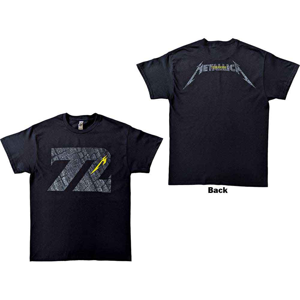 Metallica 72 Seasons Charred Logo [T-Shirt] - Rock Band Apparel