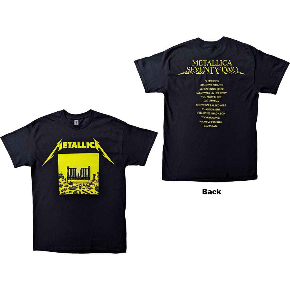 Metallica 72 Seasons Squared Cover [T-Shirt] - Rock Band Apparel