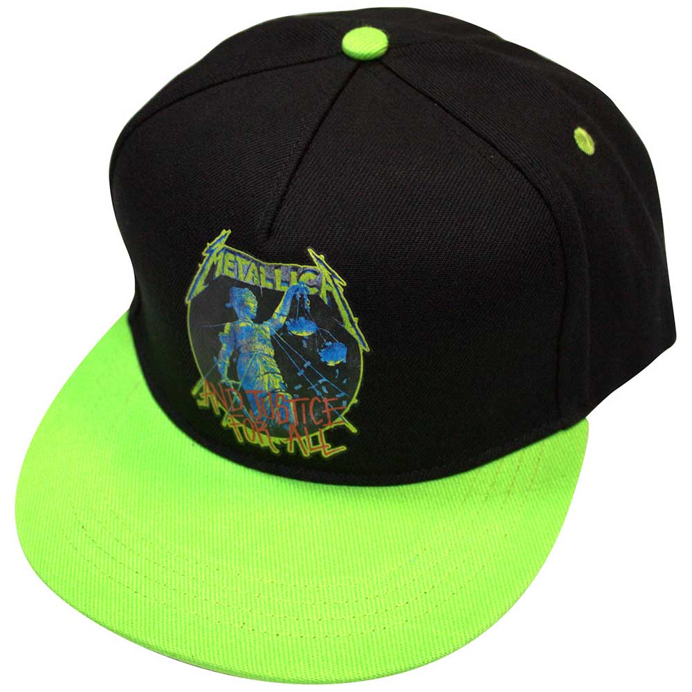 Metallica And Justice For All [Hat] Black,Green