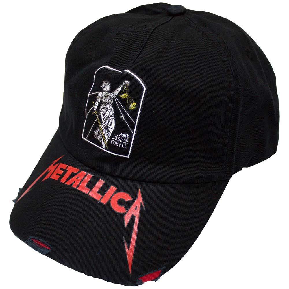 Metallica And Justice For All Tombstone [Hat] Black