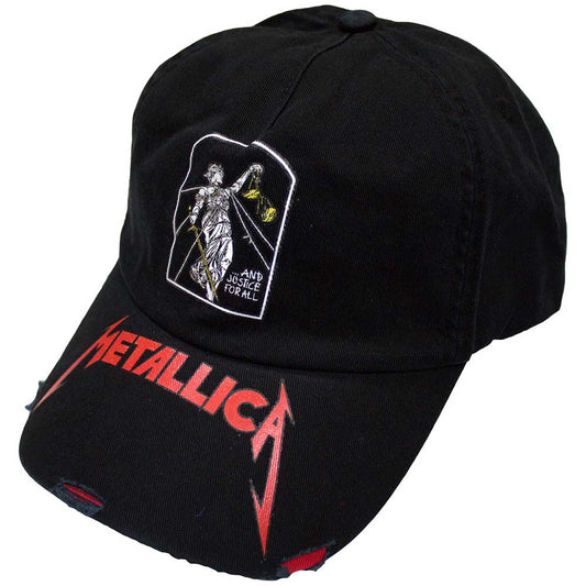Metallica And Justice For All Tombstone [Hat] Black