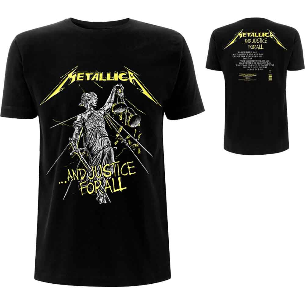Metallica And Justice For All Tracks [T-Shirt] Black