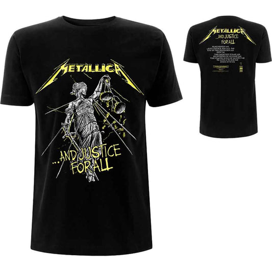 Metallica And Justice For All Tracks [T-Shirt] Black