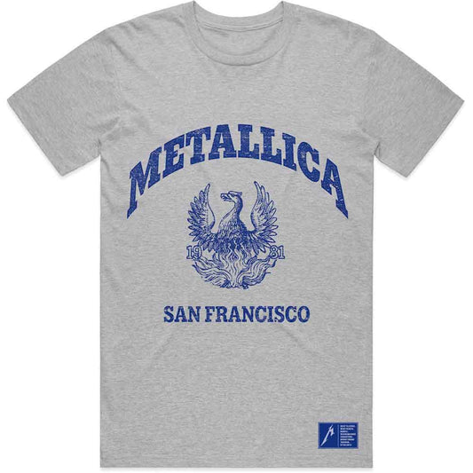 Metallica College Crest [T-Shirt] - Rock Band Apparel