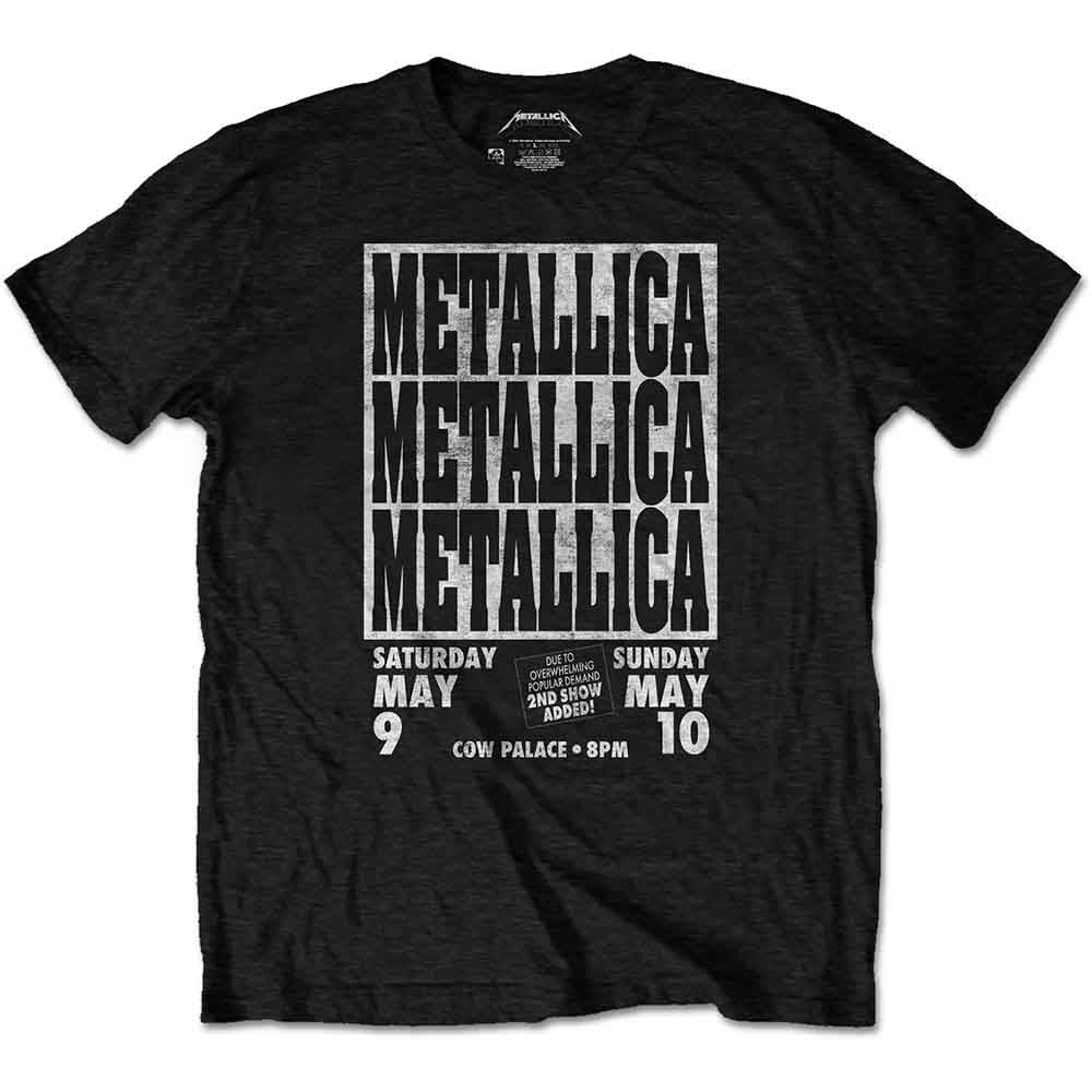 Metallica Cow Palace [T-Shirt] Black