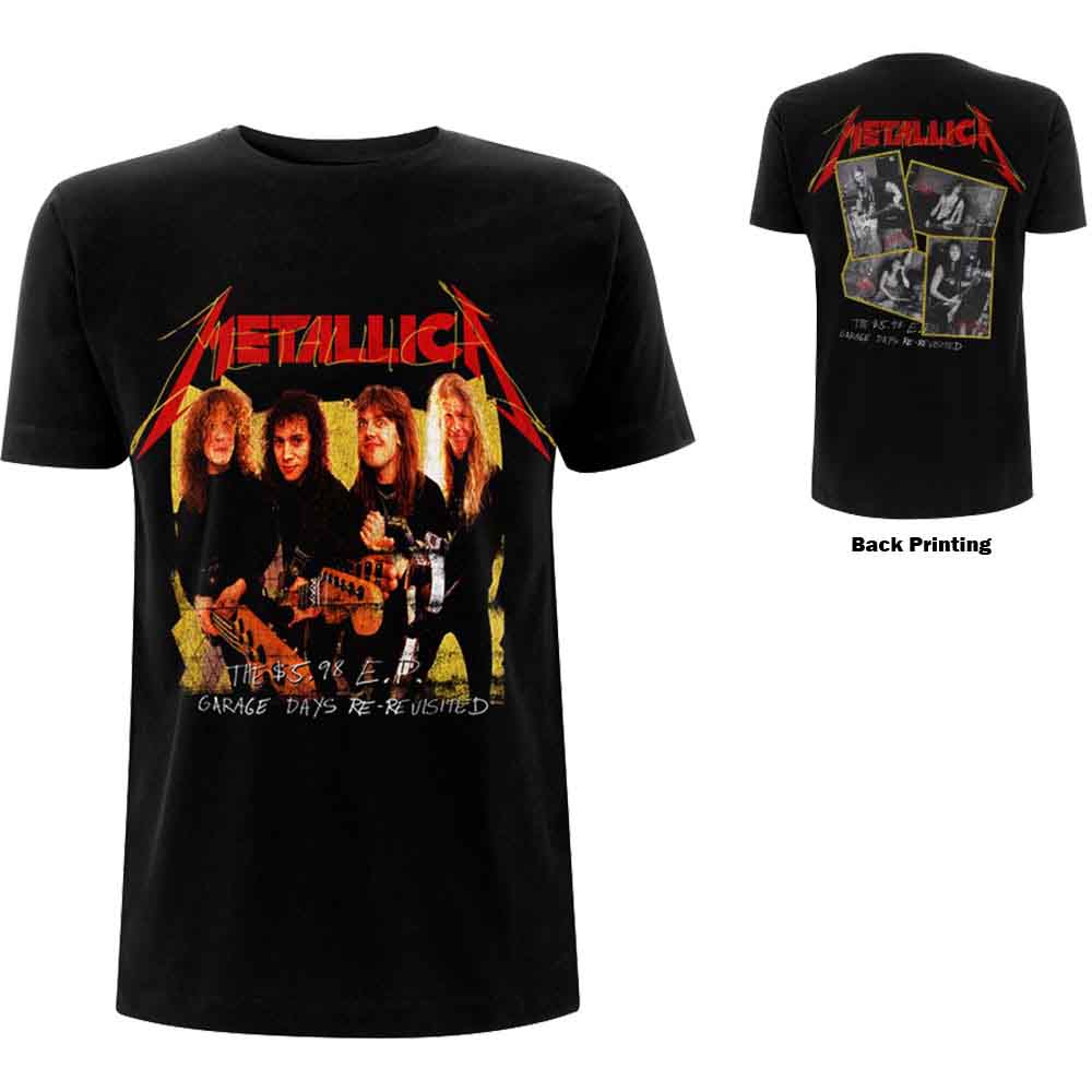 Metallica Garage Photo Yellow [T-Shirt] - Rock Band Apparel