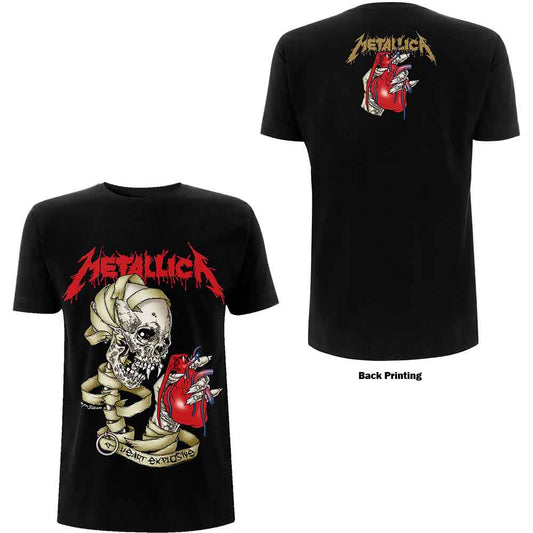 Metallica Heart Explosive [T-Shirt] - Rock Band Apparel