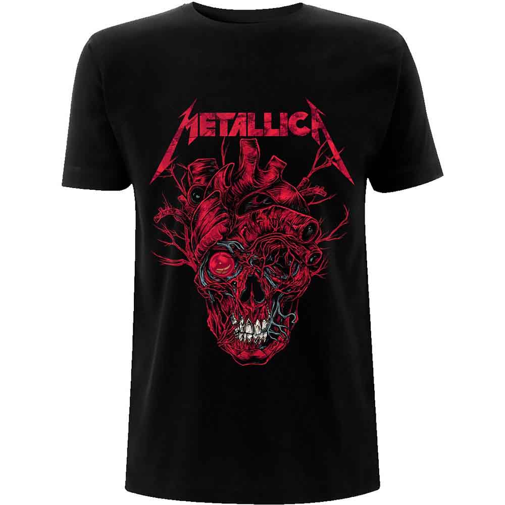 Metallica Heart Skull [T-Shirt] Black