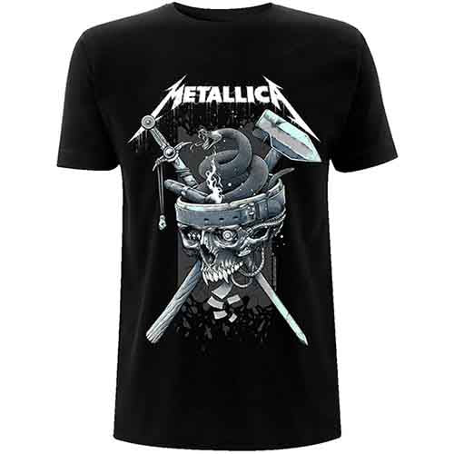 Metallica History White Logo [T-Shirt] - Rock Band Apparel