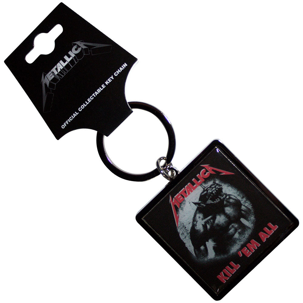 Metallica Kill 'Em All / Jump In The Fire [Keychain] - Rock Band Apparel