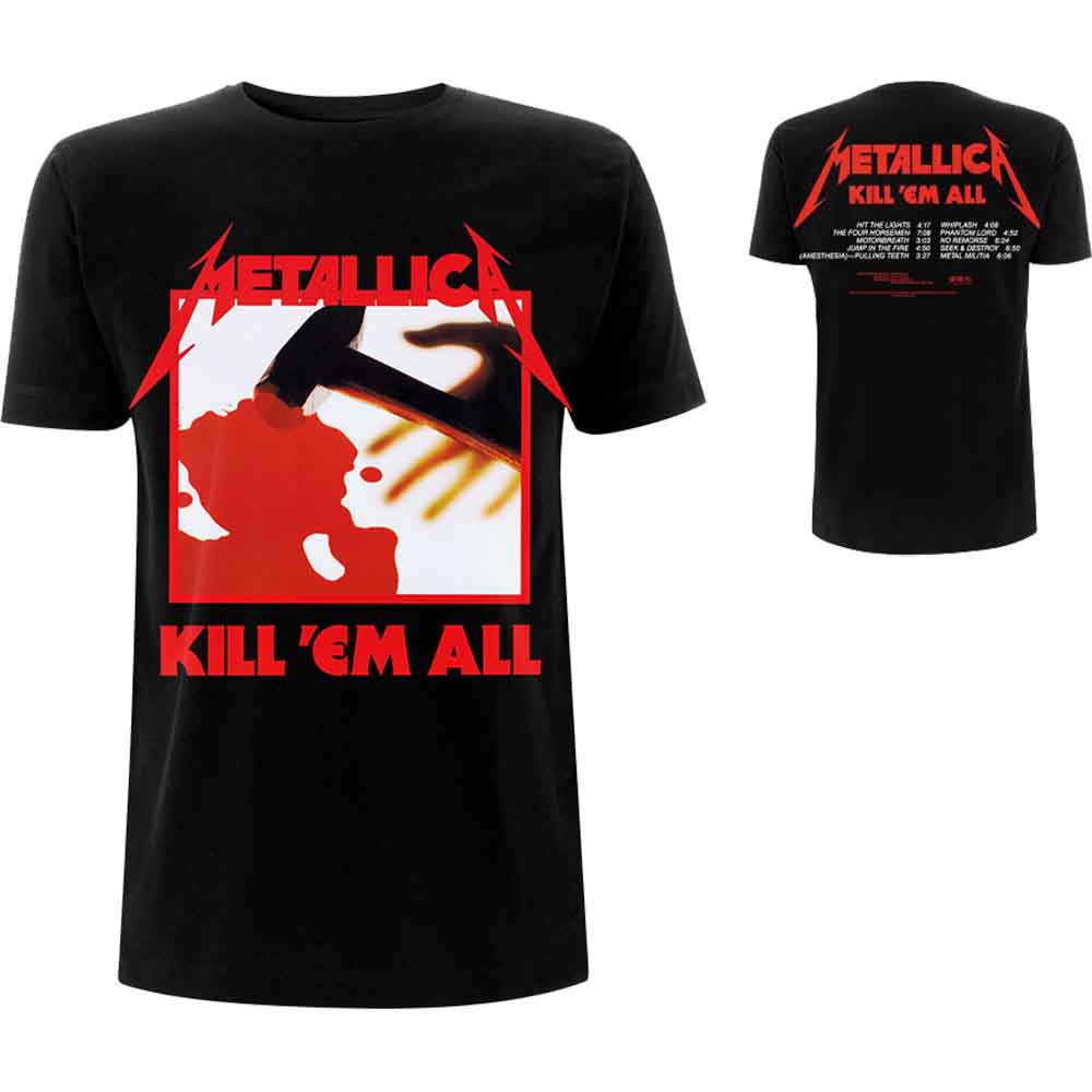 Metallica Kill 'Em All Tracks [T-Shirt] Black