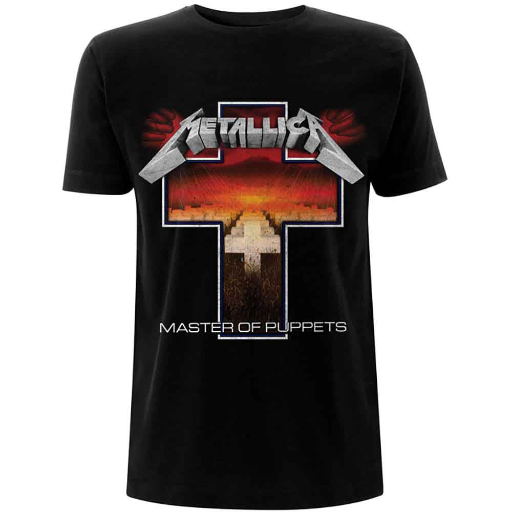 Metallica Master of Puppets Cross [T-Shirt] - Rock Band Apparel