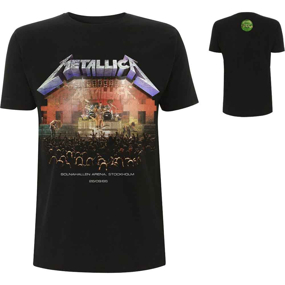 Metallica Stockholm '86. [T-Shirt] - Rock Band Apparel