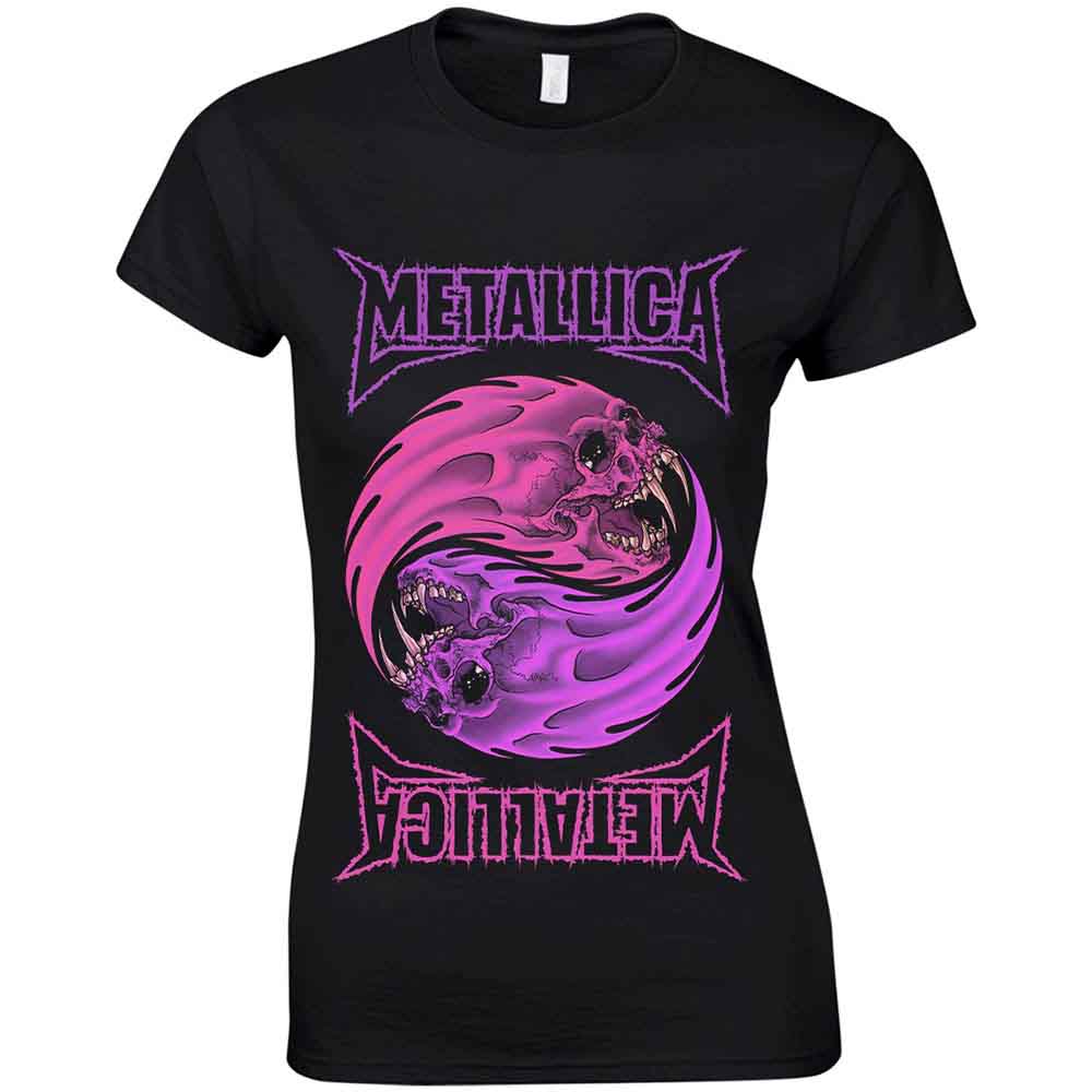 Metallica Yin Yang Purple [T-Shirt] - Rock Band Apparel