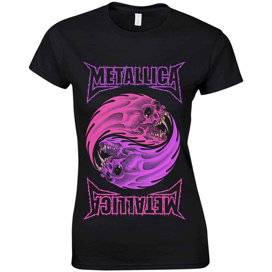 Metallica Yin Yang Purple [T-Shirt] - Rock Band Apparel