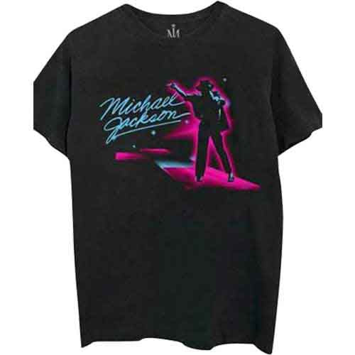 Michael Jackson Neon [T-Shirt] Black