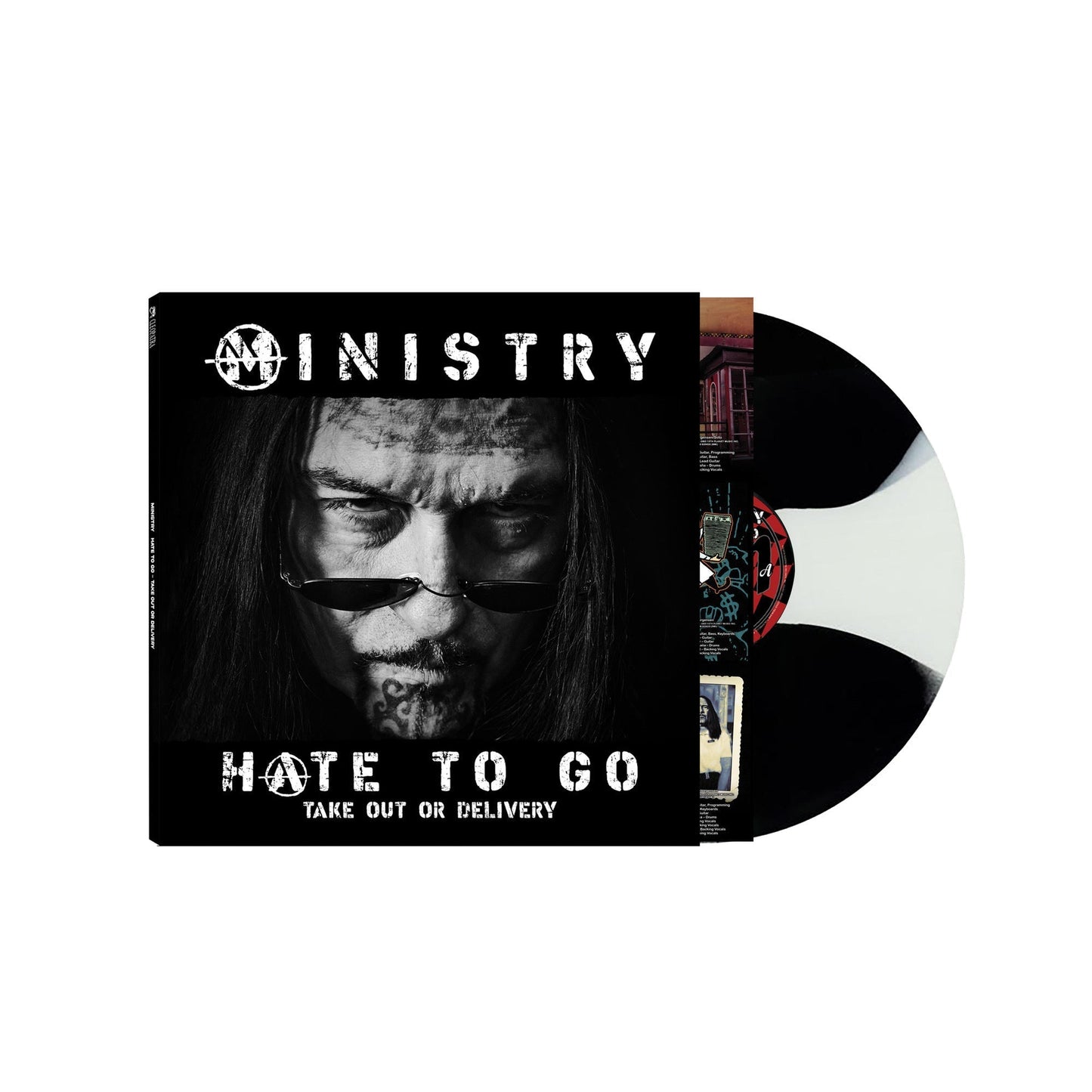 PRE-ORDER: MINISTRY - Hate To Go - Take Out Or Delivery (Indie Exclusive) [Black/White Butterfly Burst] [Vinyl]