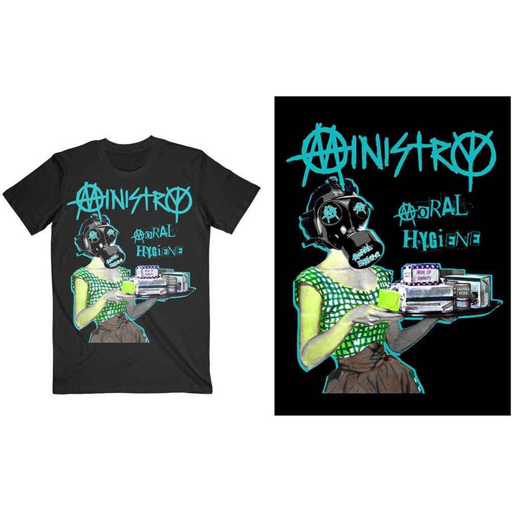 MINISTRY Moral Hygiene Gasmask [T-Shirt] - Rock Band Apparel