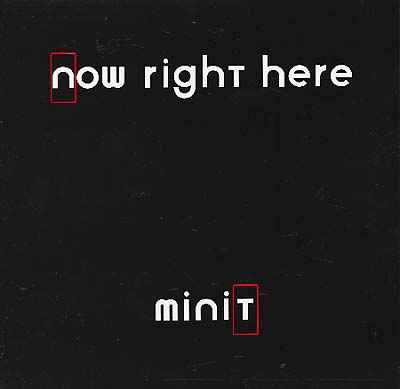 MINIT - Now Right Here [Vinyl]