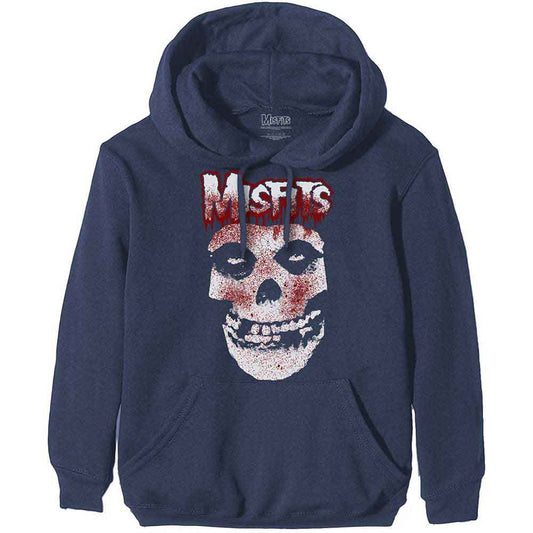 Misfits Blood Drip Skull [Sweatshirt] Blue