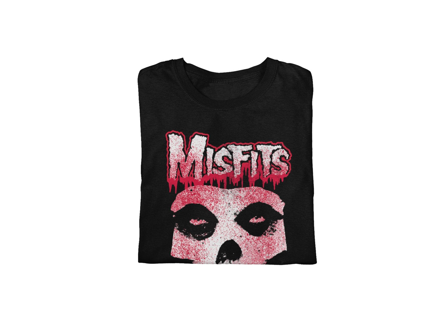 Misfits - Tagged Skull Jumbo Print T-shirt