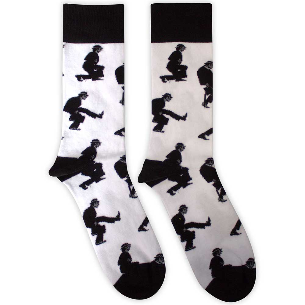 Monty Python Silly Walks [Socks] White