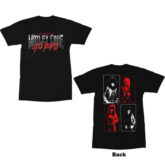 Motley Crue 40 Years [T-Shirt] - Rock Band Apparel